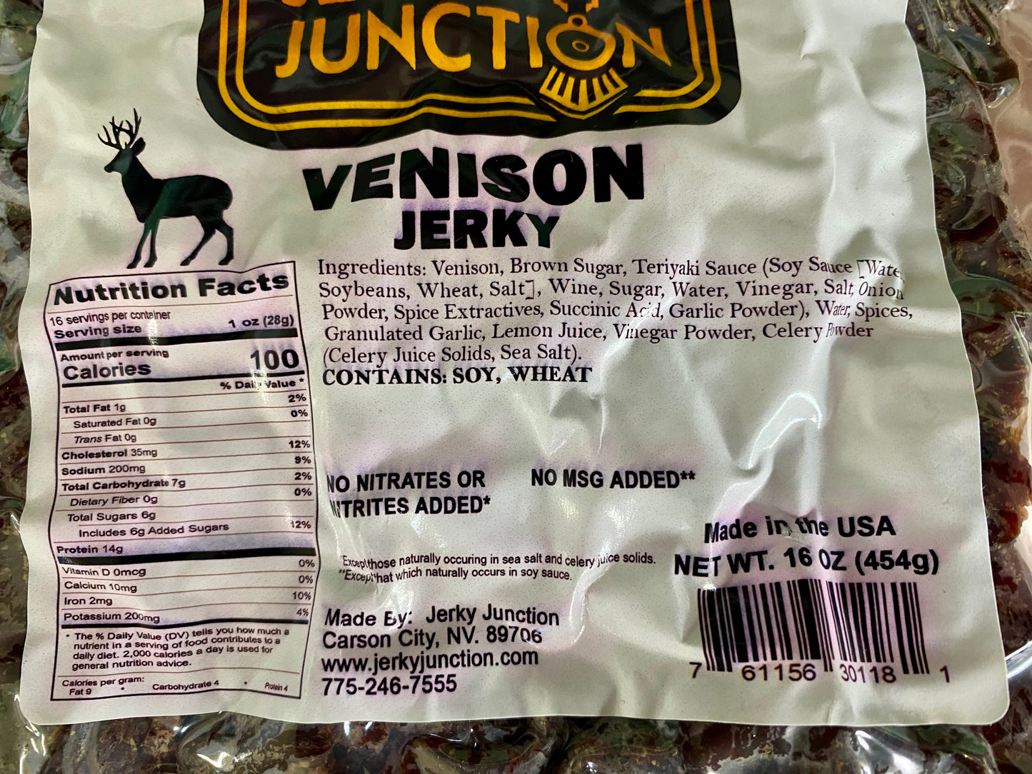 Venison Jerky - 16oz