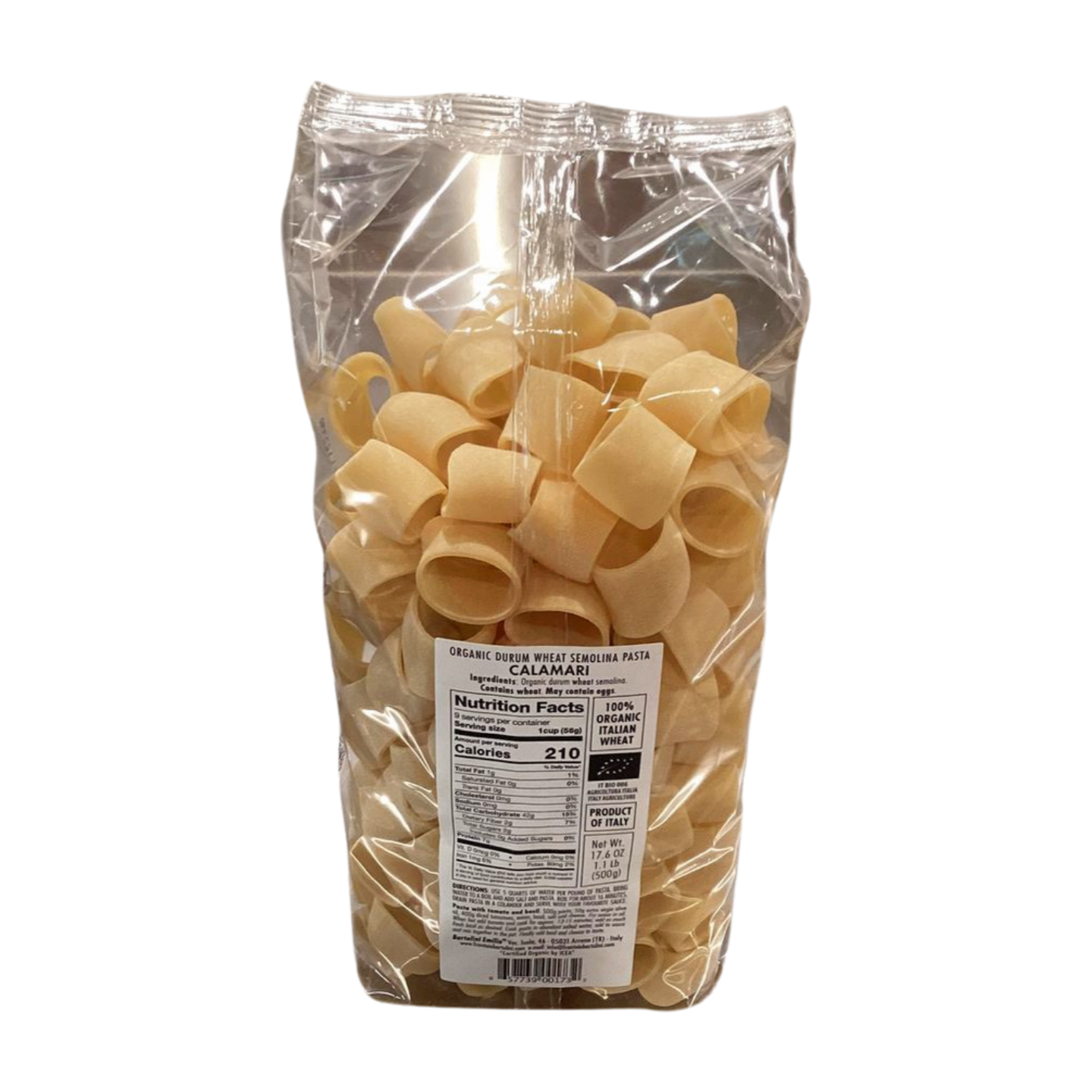 Bartolini Organic Calamari Pasta