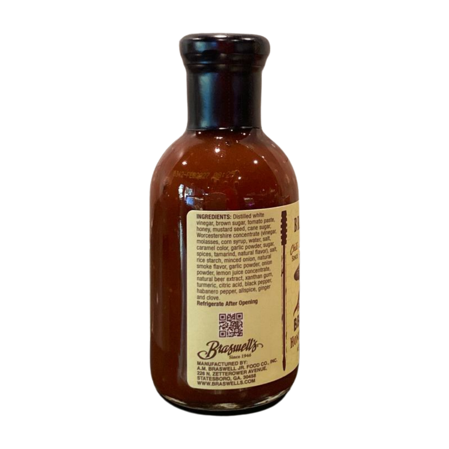 Braswell’s Sweet & Hot Honey Habenero BBQ Sauce