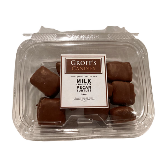 Groff’s Candies Milk Chocolate Pecan Turtles
