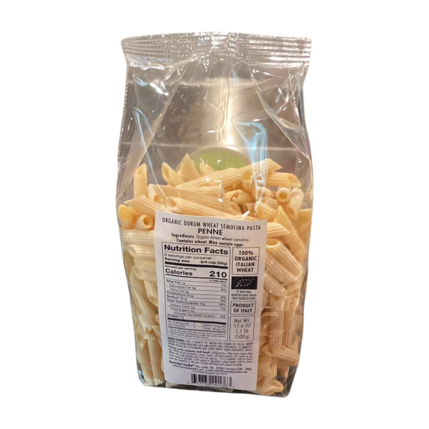 Bartolini Organic Penne Pasta