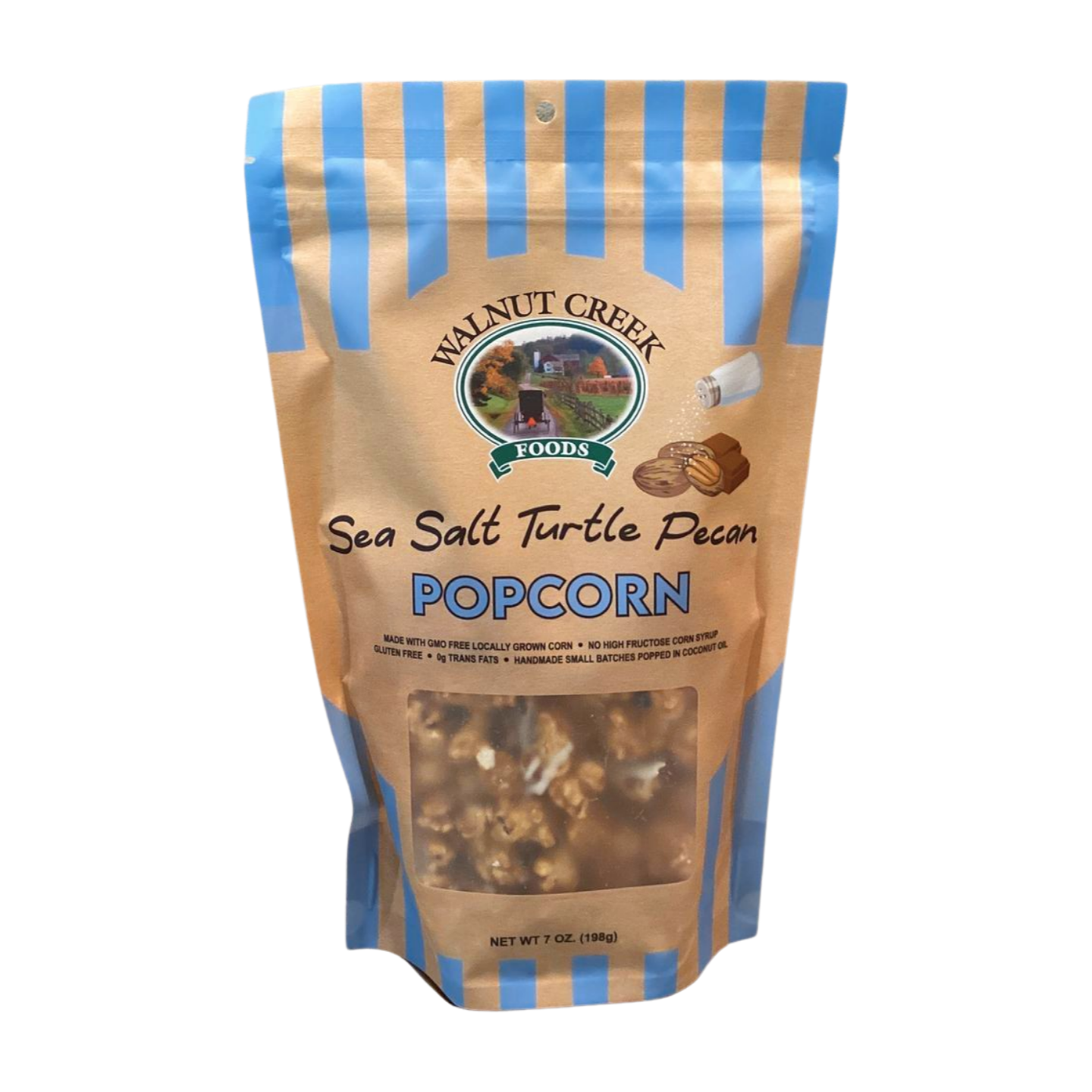 Walnut Creek Sea Salt Turtle Pecan Popcorn