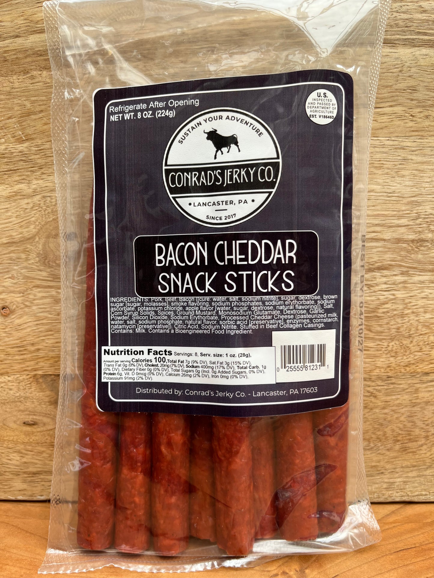 Conrad's Bacon Cheddar Snack Sticks