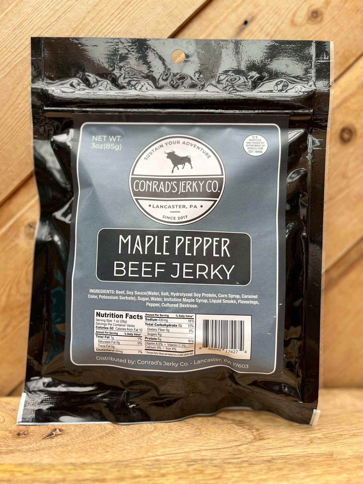 Maple Pepper Beef Jerky