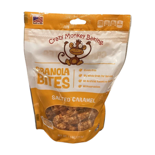 Salted Caramel Granola Bites