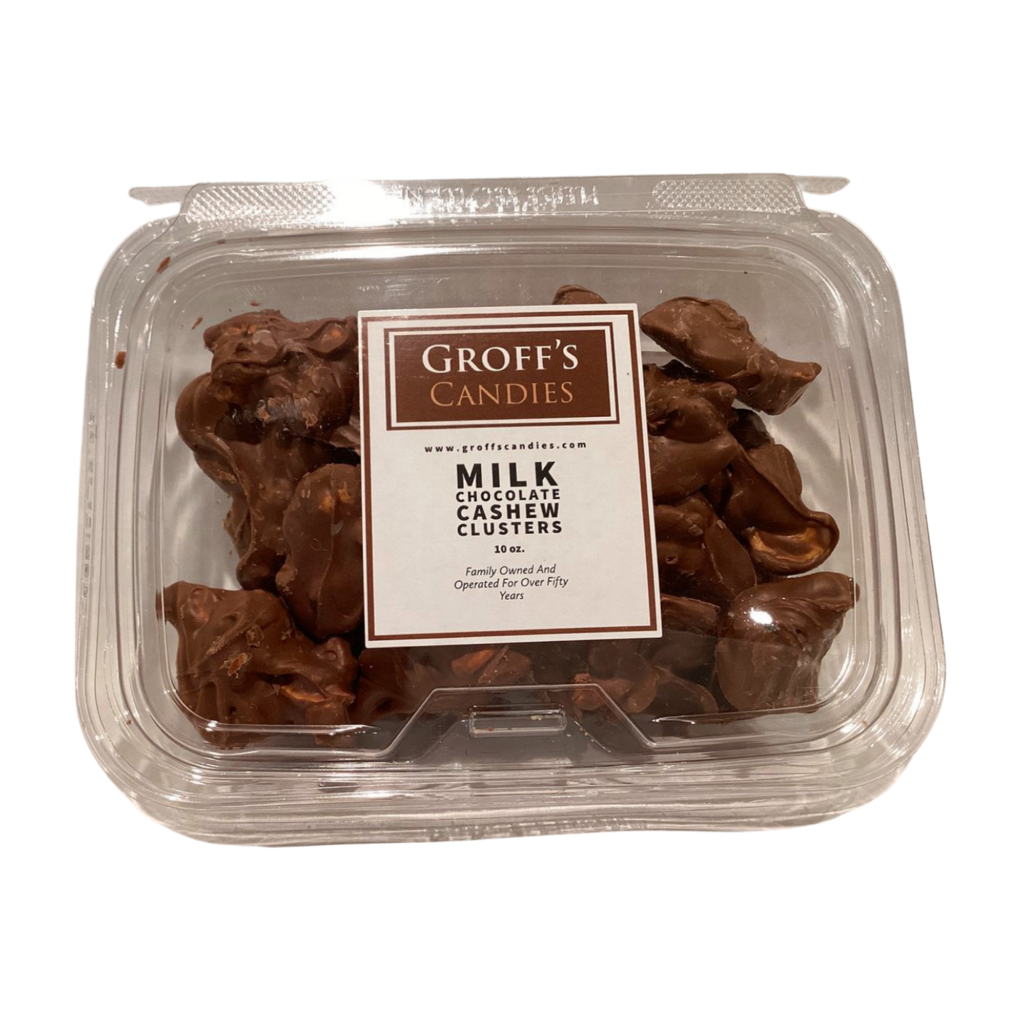 Groff’s Candies Milk Chocolate Cashew Clusters